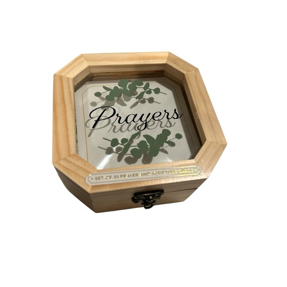 Wooden Prayer Box NWT - Picture 1 of 3